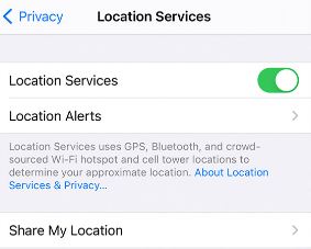 airtag location services