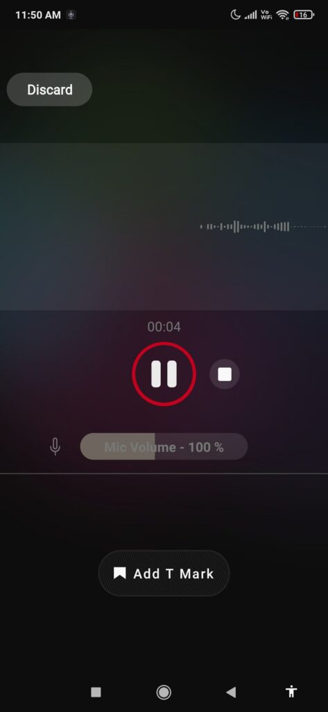 audio app recording