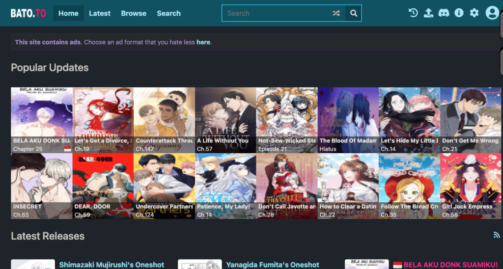 Bato Manga Site