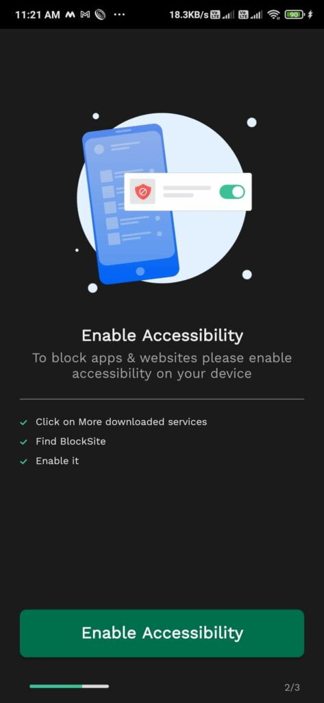 block site app