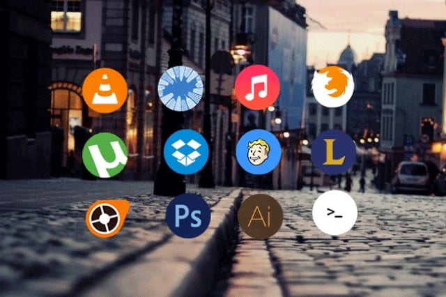 circle launcher akin for rainmeter