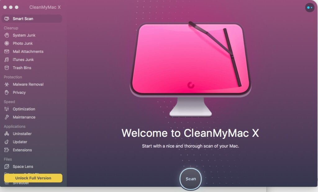 cleanmymac x smart scan