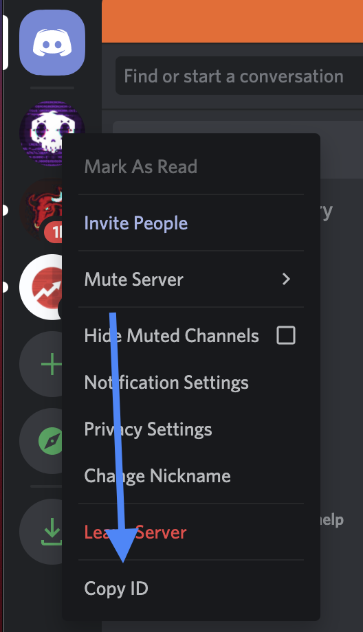 Copy Discord Server ID