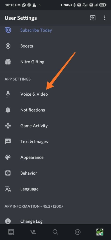 discord app settings