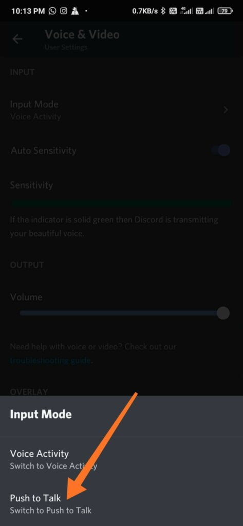 discord push to talk