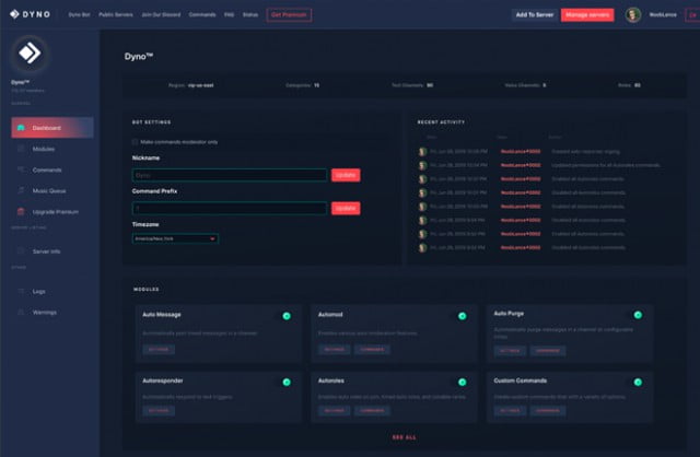 dyno discord bot