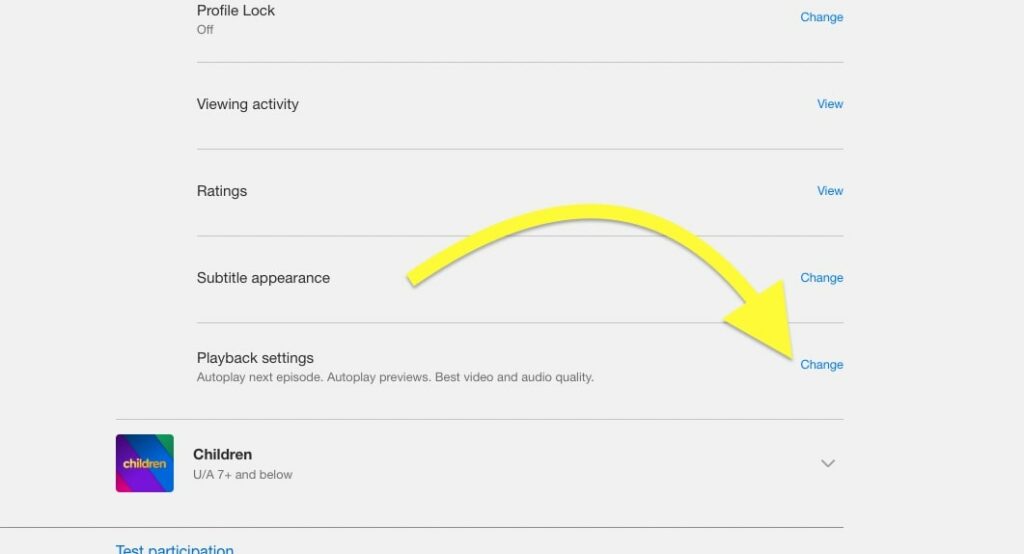 Edit Playback Settings