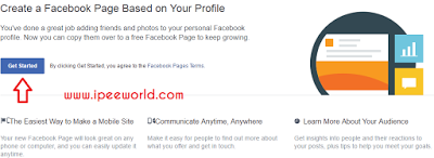 Convert facebook account into page