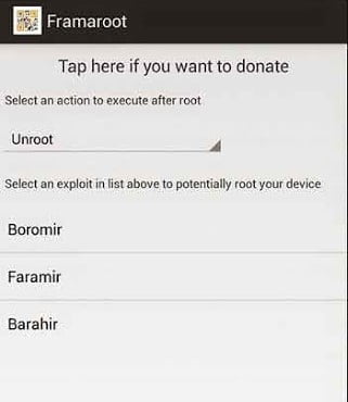 Root Android with Framaroot