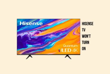 Hisense TV Won't Turn On