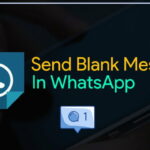 how to send blank message in whatsapp