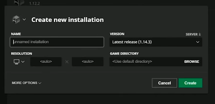 Install Older Version of Minecraft