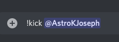 Kick a User on Discord