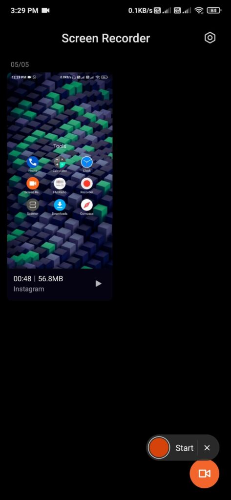 miui screen recorder