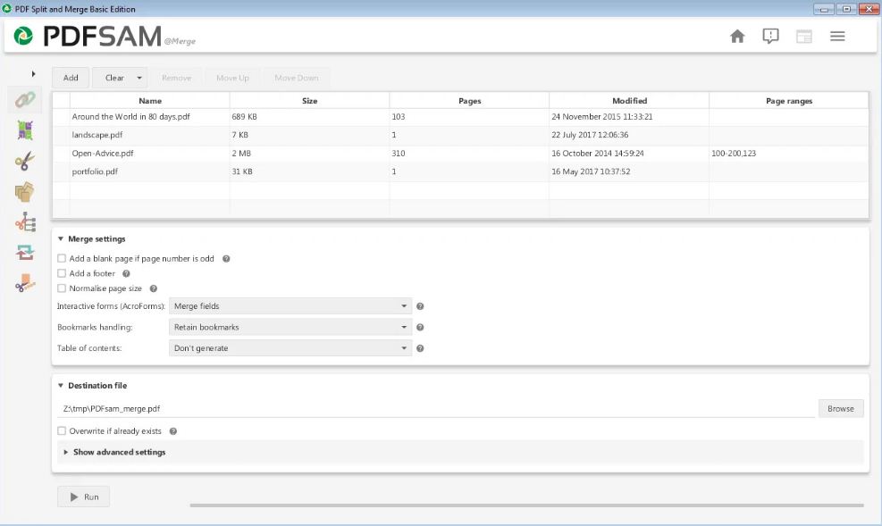 pdfsam basic open source pdf editor