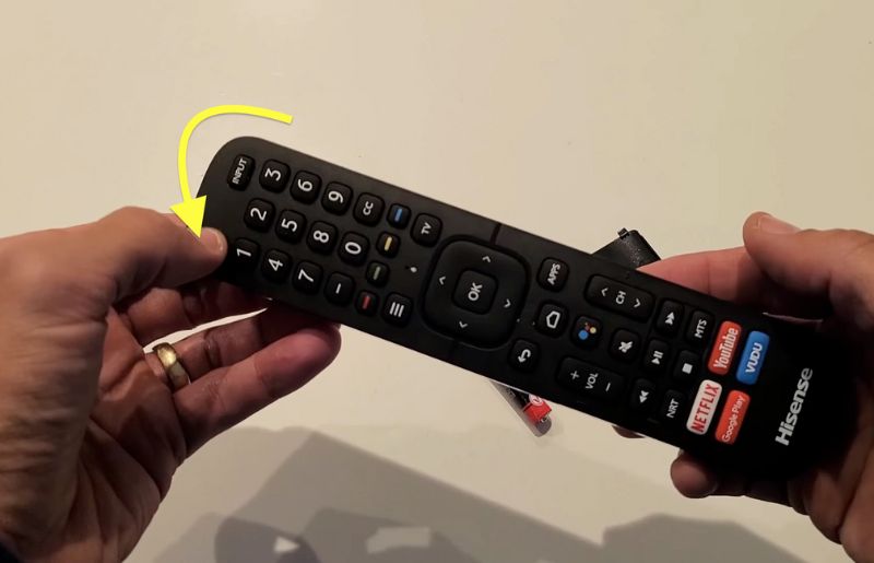 Reset Hisense TV Remote Power Button