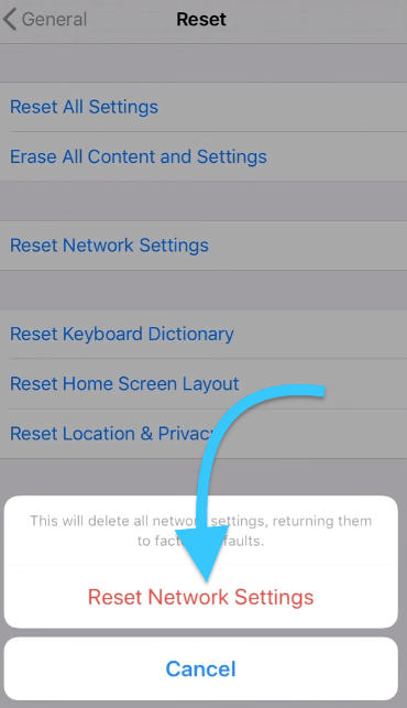 Reset Network Settings