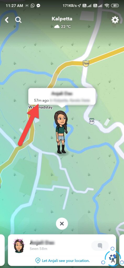 snapmaps active status on snapchat