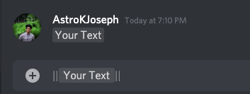 Discord Spoiler Text