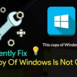 this copy of windows is not genuine