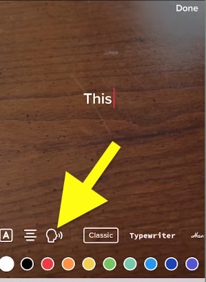 tiktok text to speech option