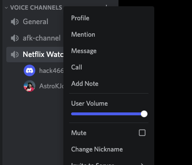 turn up discord stream volume