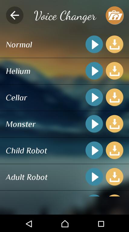 Voice Changer App