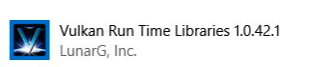 Vulkan Runtime Libraries 