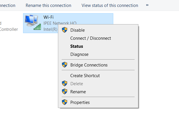 wifi properties