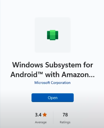 Windows Subsystem for Android